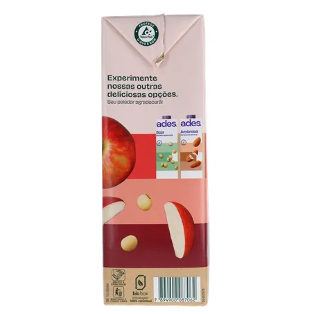 Bebida Base Soja Ades Frutas Maça 1l 360-9