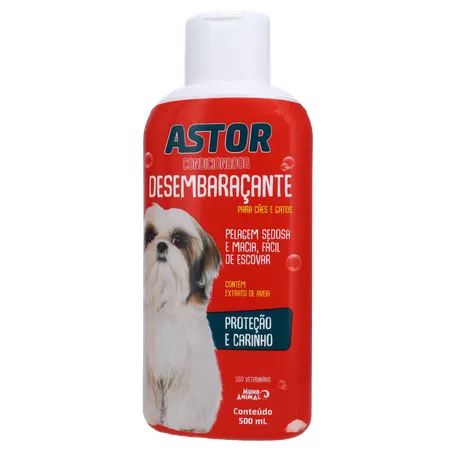 CONDICIONADOR ASTOR DESEMBARACANTE CAES E GATOS 500ML 360-1