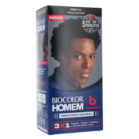 Coloração Biocolor Homem Bozzano Preto 360-34