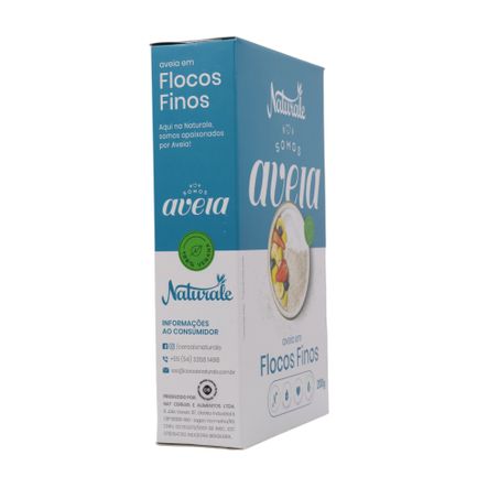 Aveia naturale flocos finos 170g 360-49