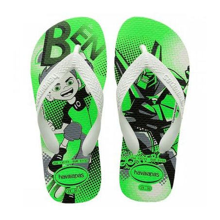 SAND HAVAIANAS KIDS BEN 10 FC BRANCO 29/30