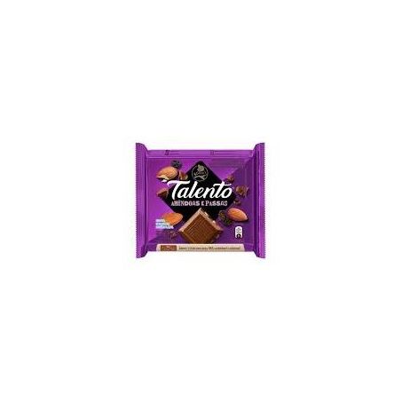 CHOCOLATE TALENTO AMENDOAS E PASSAS 85G (090066)