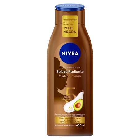 Loção deo-hidratante Nivea Beleza Radiante Frasco 200ml