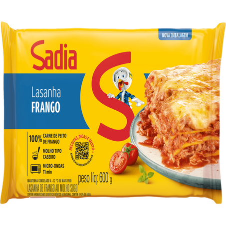 LASANHA SADIA FRANGO 600G (056190)