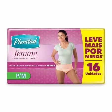 Roupa interna plenitud active p & m leve 16 pague 15