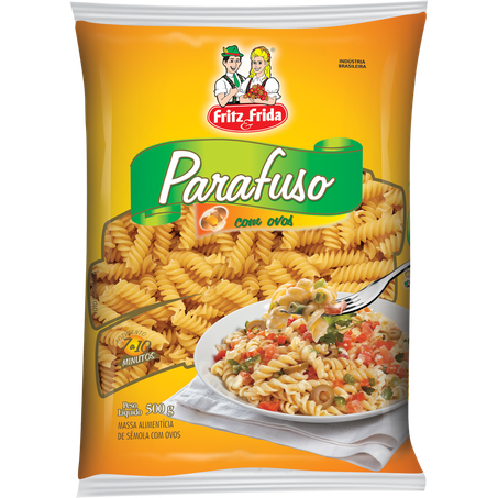 Massa fritz & frida 500g parafuso