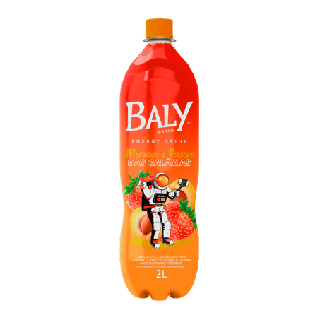 Energetico baly 2l morango e pessego