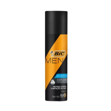 ESPUMA BARBA BIC 145G SENSITIVE