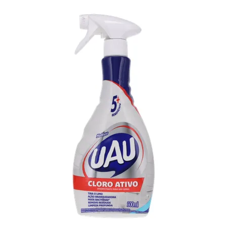 Limpador uau cloro ativo 4x1 gat. 500ml 360-0