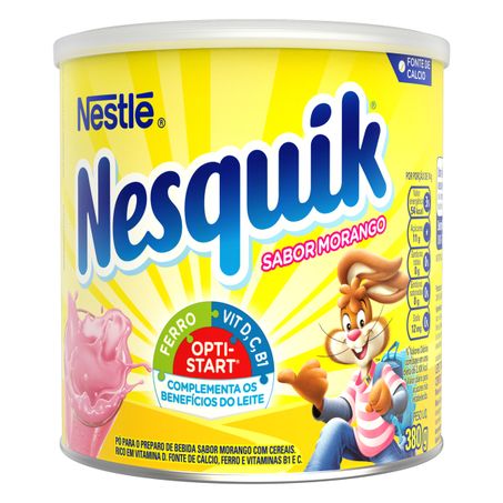 PÓ PARA PREPARO DE BEBIDA MORANGO NESTLÉ NESQUIK