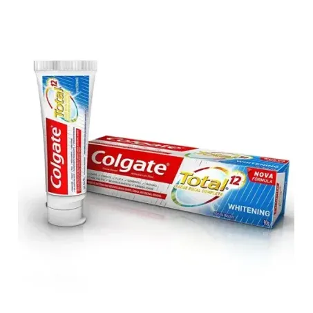 Creme Dental Colgate Total 12 Whitening Caixa 90gr