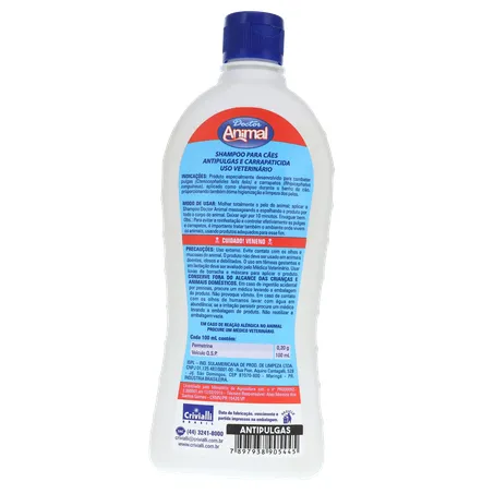Shampoo Dr Animal 500ml Anti Pulgas 360-2