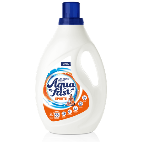 Lava roupas aquafast glicerina 3l