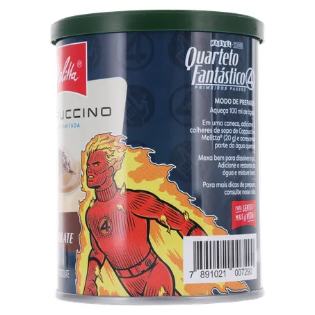 MISTURA CAPPUCCINO MELITTA CHOCOLATE 200G 360-7