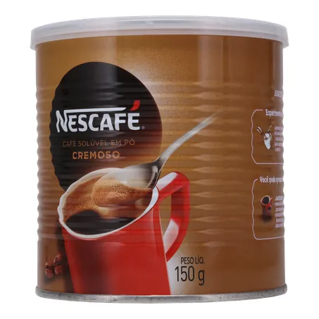 Café Nescafé Solúvel Cremoso Lata 150G 360-3