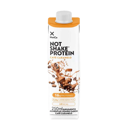 Bebida Not Shake Protein Café Caramelo 250ml