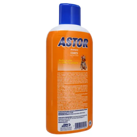 SHAMPOO ASTOR CORES CAES GATOS 500ML 360-15