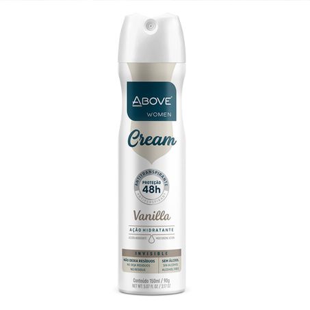 Desodorante Aerosol Above 150ml Fem Vanilla