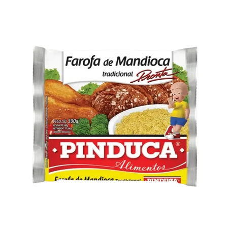 Farofa de mandioca pinduca tradicional 500g