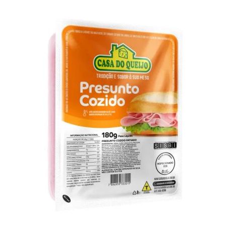 PRESUNTO COZIDO CASA DO QUEIJO 180G