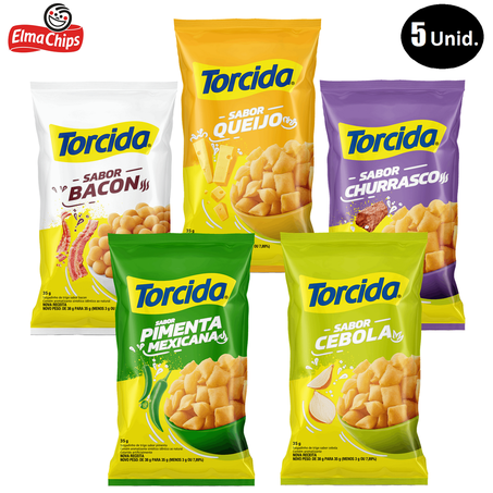 COMBO 5UN SALGADINHO TORCIDA 35G 