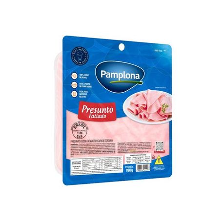 Presunto fat pamplona 180g sem capa de g