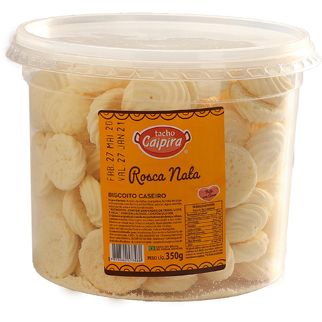 Biscoito Tacho Caipira 250g - Rosca - Nata
