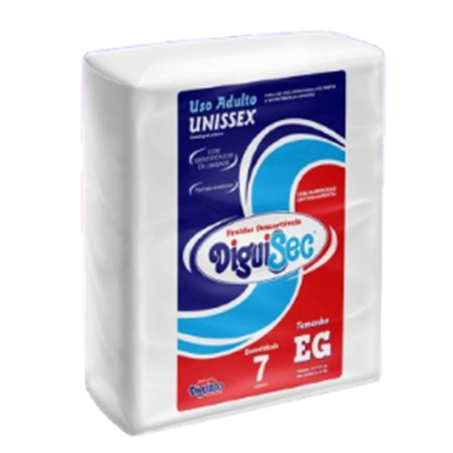 FRALDA DIGUISEC USO ADULTO EG 7UN