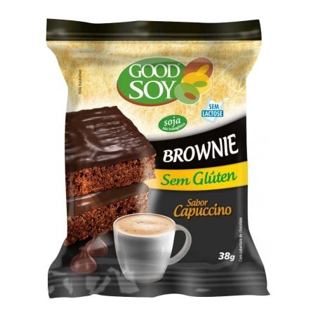 BROWNIE GOOD SOY 40G S/G/L CAPUCCINO