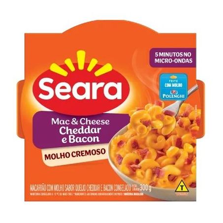 Mac n chesse seara bacon 300g