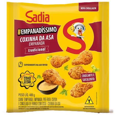 EMPANADO COXINHA DA ASA SADIA 400G
