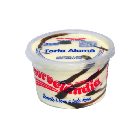 SORVETE TORTA ALEMÃ SORVELÂNDIA 1L
