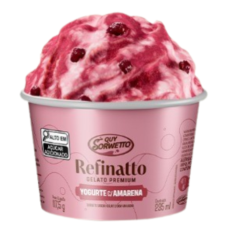 SORVETE REFINATTO YOG/AMA QUY SORWETTO 165G