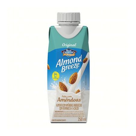 Alimento com Amêndoas Almond Breeze Original 250ML