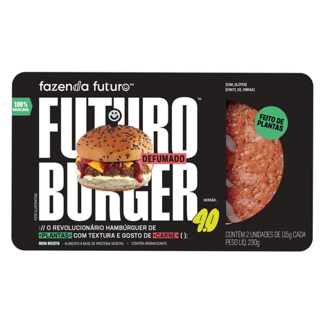 Hambúrguer Fazenda Futuro 230g - Carne - Defumada