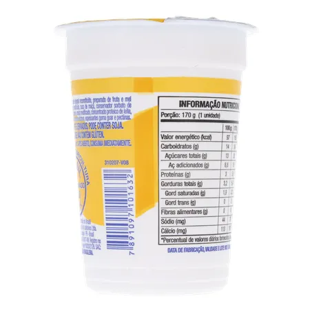Iogurte Natural Batavo Mel 170G 360-17