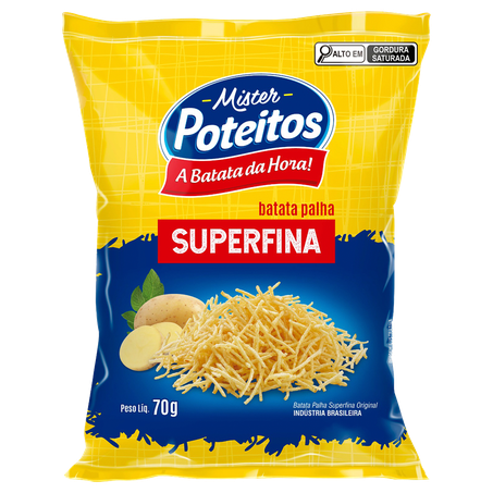 Batata Palha Mister Poteitos Super Fina 70g