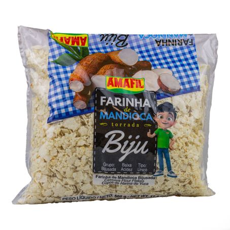 FARINHA DE MANDIOCA TORRADA BIJU 500G AMAFIL