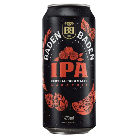 Cerveja ipa baden lt 473 ml