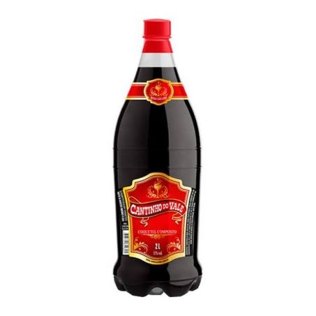 Coquetel vinho tinto suave cantinho do vale 2lt
