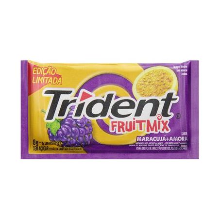 Chicle trident maracuja/amora