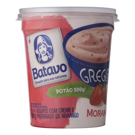 Iogurte grego morango batavo