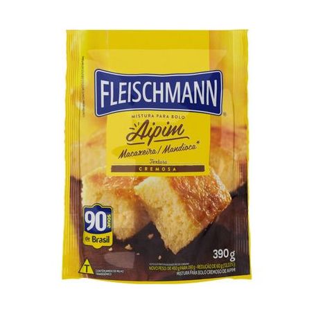 Mistura bolo fleischmann aipim 390g
