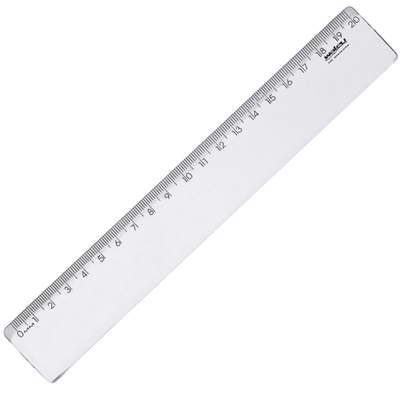 Escolar regua escolar transp newline 20cm