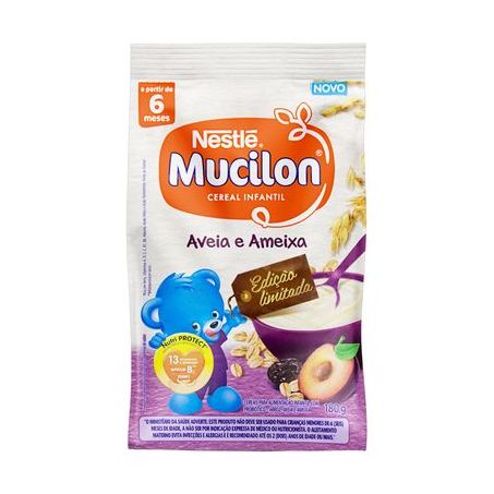 Mucilon nestle ameixa e aveia 180g sc.