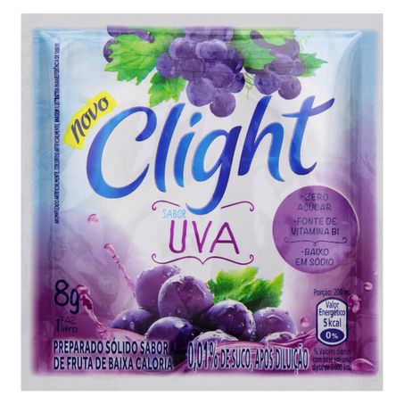REFRESCO EM PÓ UVA ZERO AÇÚCAR CLIGHT