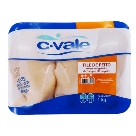 C.VALE FILE DE PEITO CONGELADO BDJ 1 KG           