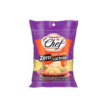 Queijo ralado segredo do chef zero lactose 40g