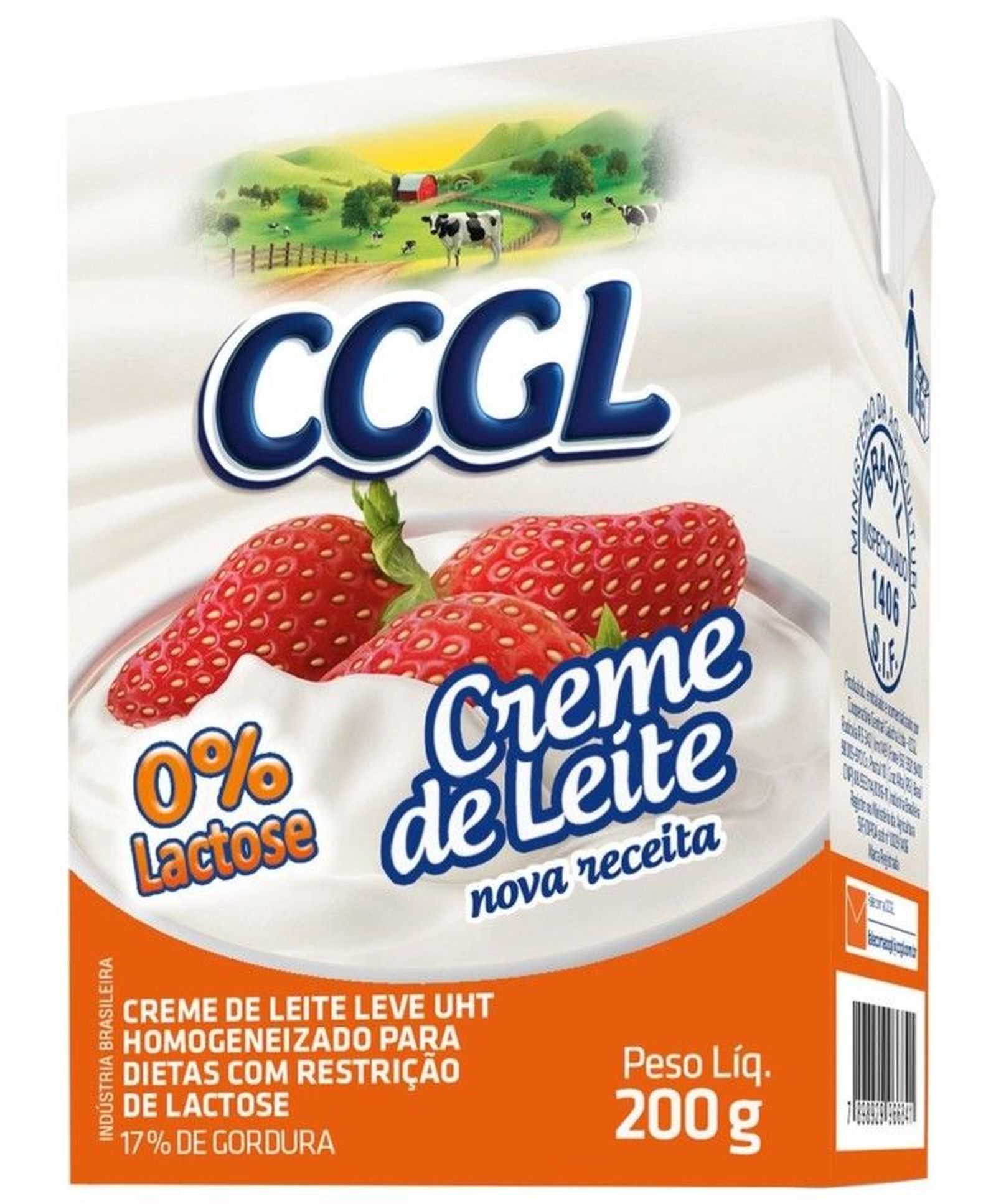 CREME DE LEITE CCGL 0%LACTOSE 200G (075337)