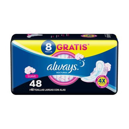 ABS.ALWAYS NOTURNO COB. SUAVE C/ABAS C/48
